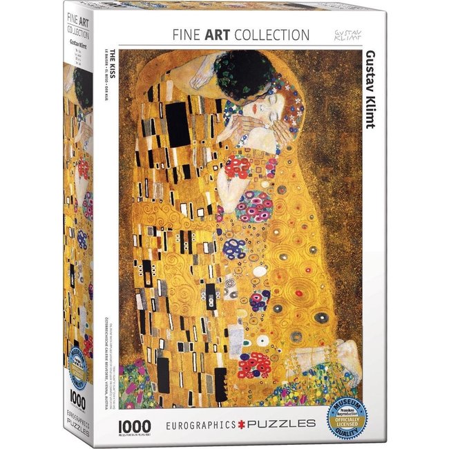 Eurographics Il bacio - Puzzle di Gustav Klimt 1000 pezzi