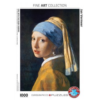 Eurographics Girl with the Pearl Earring - Johannes Vermeer Puzzel 1000 Stukjes