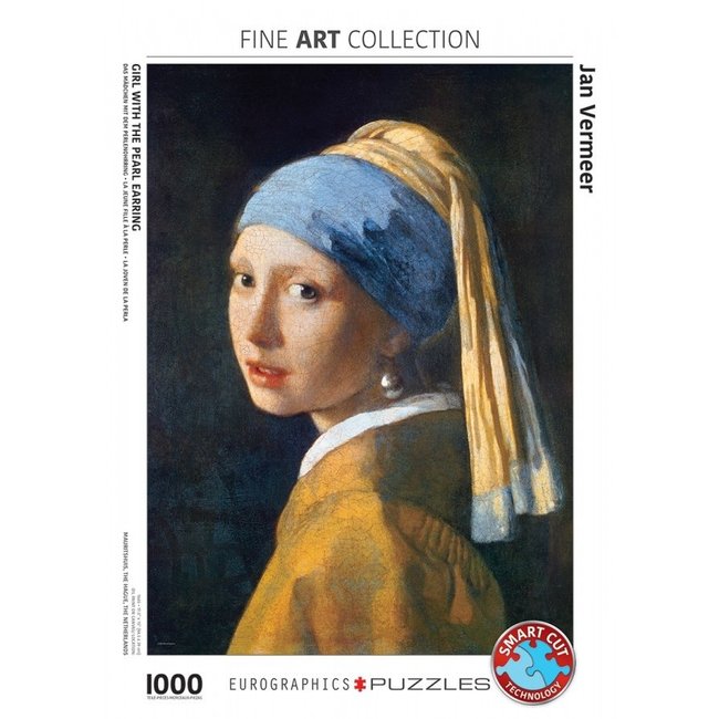 La ragazza con l'orecchino di perla - Puzzle di Johannes Vermeer 1000 pezzi