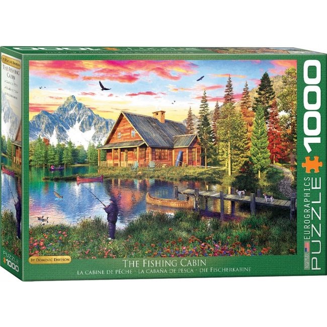 The Fishing Cabin - Dominic Davison Puzzle 1000 Pieces