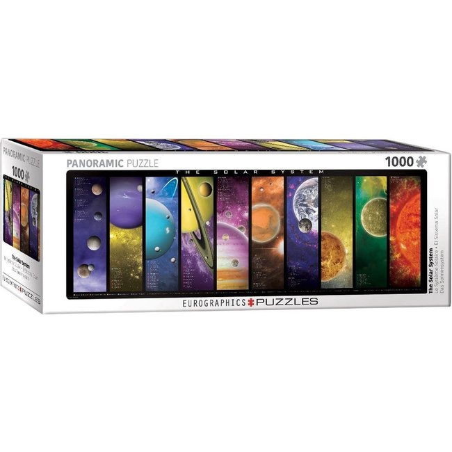 Eurographics Puzzle panoramico del sistema solare 1000 pezzi