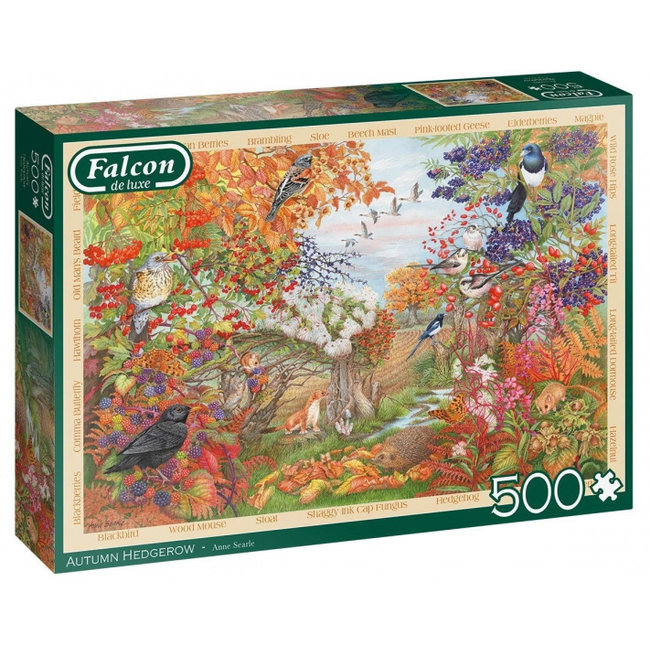 Falcon Autumn Hedgerow Puzzle 500 Pieces