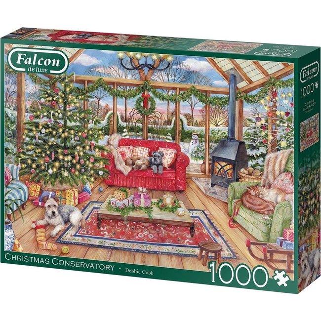 Falcon Christmas Conservatory Puzzle 1000 Pieces
