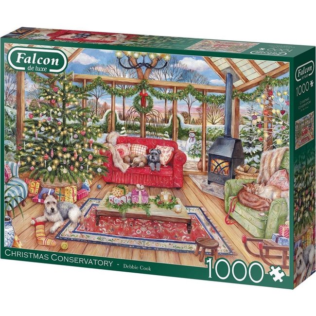 Falcon Puzzle Conservatorio de Navidad 1000 piezas