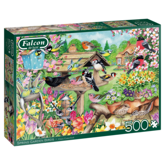 Falcon Spring Garden Birds Puzzle 500 Stück