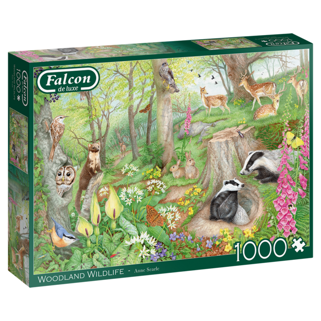 Falcon Woodland Wildlife Puzzle 1000 Pieces