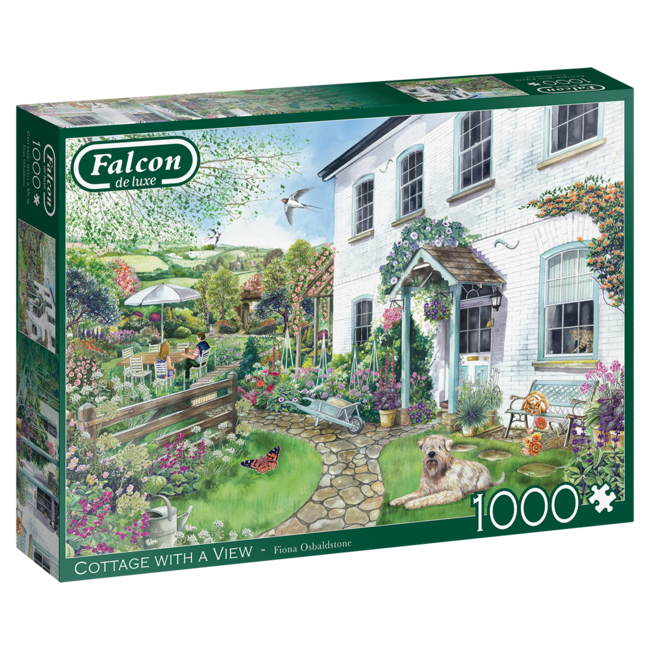 Puzzle Cottage con vista 1000 pezzi