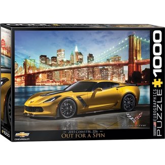 Eurographics Corvette Z06 pour un tour Puzzle 1000 pièces