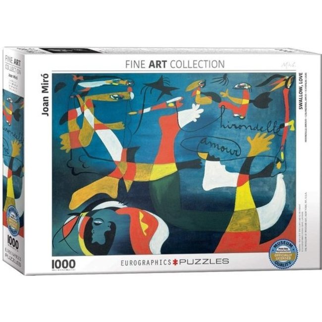 Eurographics Schlucken, Love - Joan Miro 1000 Puzzle Pieces