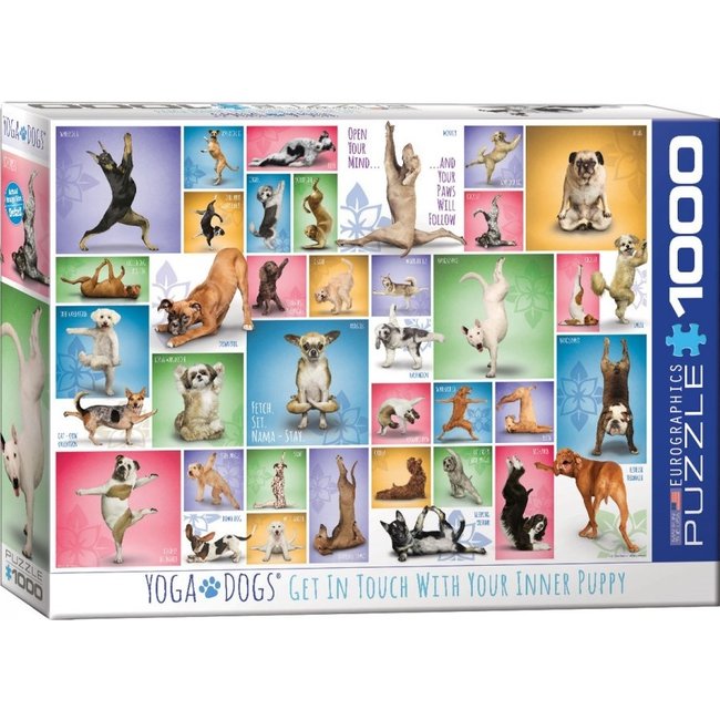Puzzle Yoga Dogs 1000 piezas