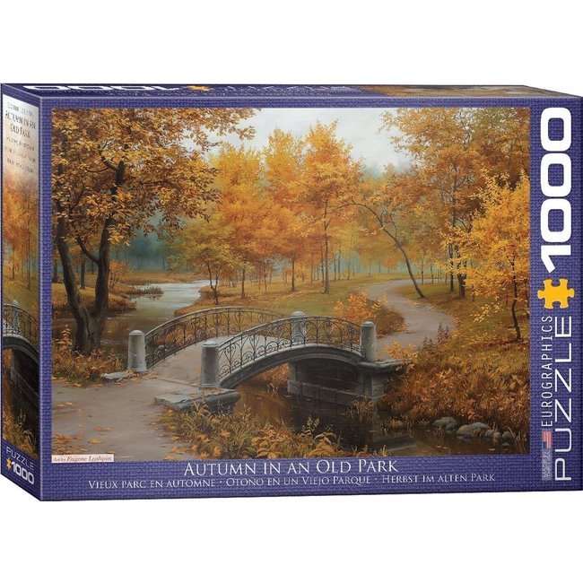 Otoño en un viejo parque Puzzle 1000 piezas