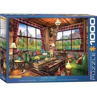 Eurographics Cozy Cabin - Dominic Davison Puzzle 1000 pièces