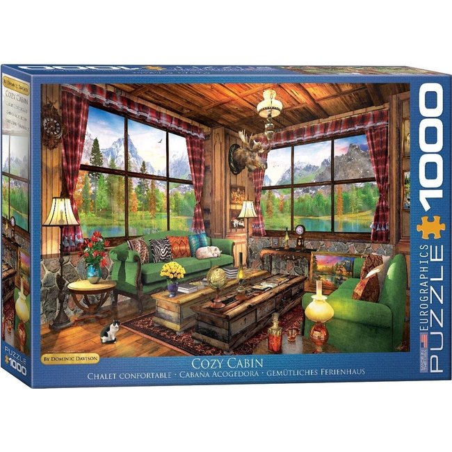 Cozy Cabin - Dominic Davison Puzzel 1000 Stukjes