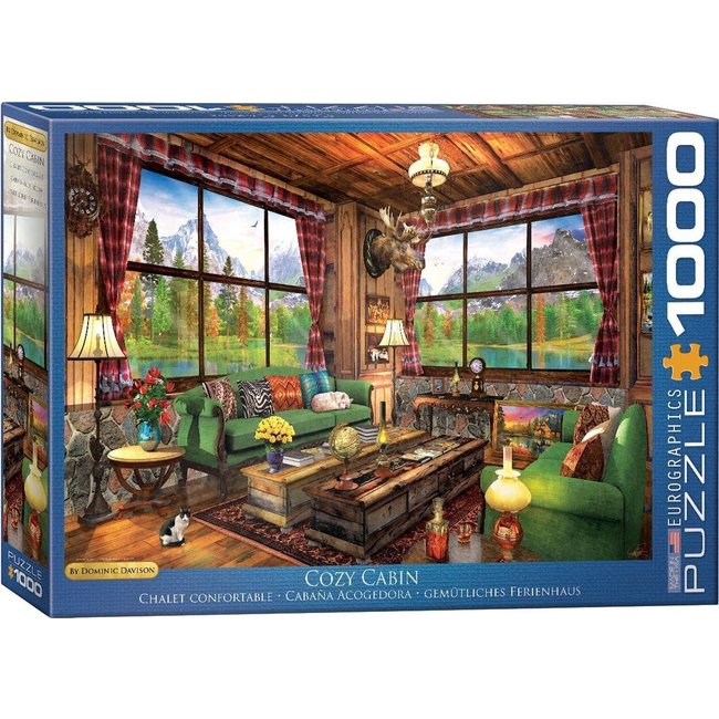 Eurographics Cozy Cabin - Dominic Davison Puzzle 1000 pièces