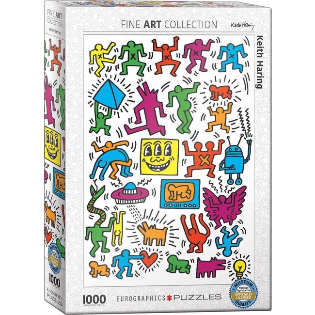 Eurographics Collage - Keith Haring 1000 Puzzle Pieces