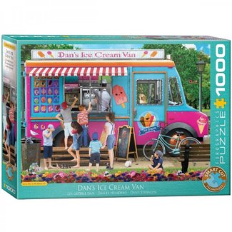 Eurographics Dan's Ice Cream Van - Paul Normand Puzzel 1000 Stukjes