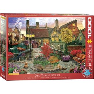 Eurographics Old Town Living - Puzzle Dominic Davison 1000 Piezas