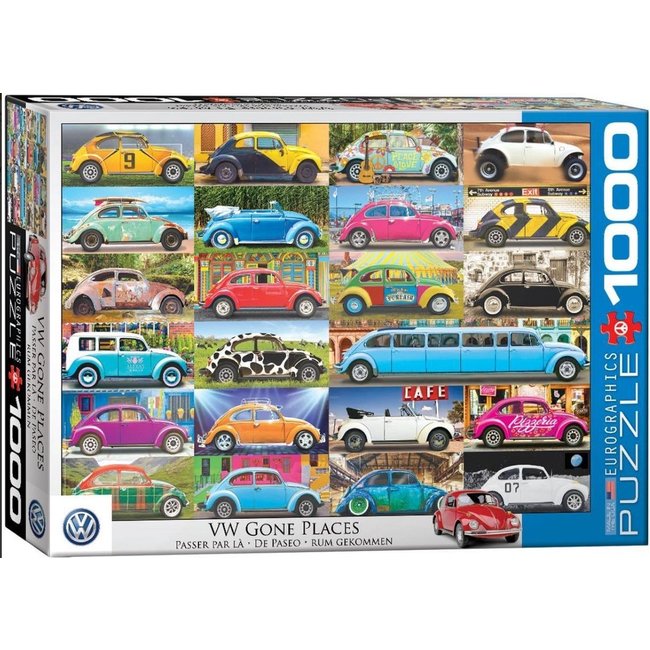 VW Gone Places 1000 Puzzle Pieces