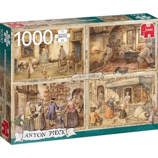 Jumbo Anton Pieck 19. Jahrhundert Bäckereien 1000 Puzzle Pieces