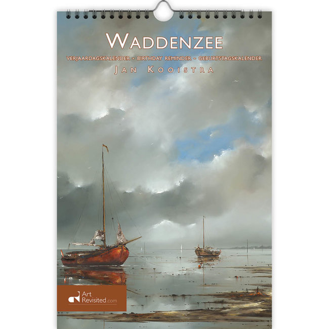 Art Revisited Mare di Wadden - Calendario del compleanno di Jan Kooistra