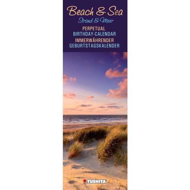 Calendario de cumpleaños de la playa y el mar