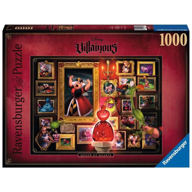 Disney Villainous - Queen Of Hearts Puzzle 1000 Stück