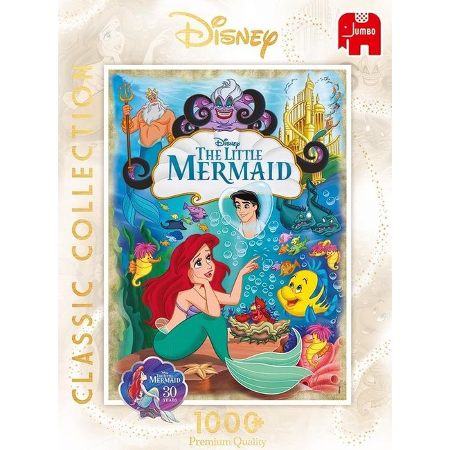 Jumbo Classic Collection - Disney La Petite Sirène Puzzle 1000 pièces