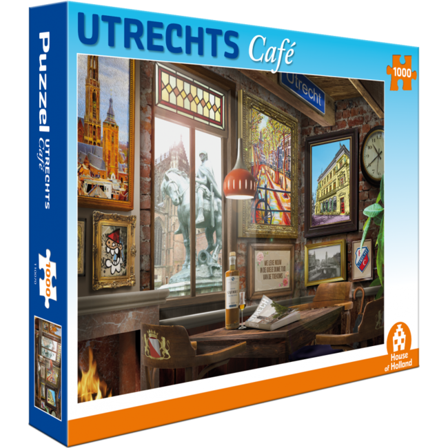 Utrecht Café Puzzle 1000 Stück