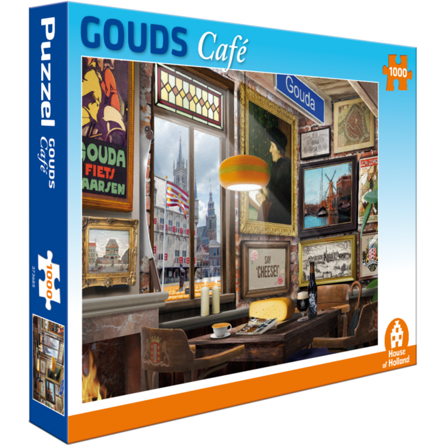 Gouds Café Puzzel 1000 Stukjes