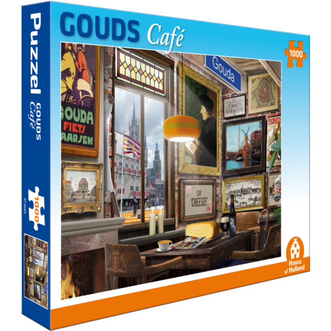 House of Holland Gouds Café Puzzel 1000 Stukjes