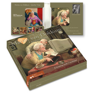 Art Revisited Classeur de cartes Marius van Dokkum- Quality Time 8 cartes