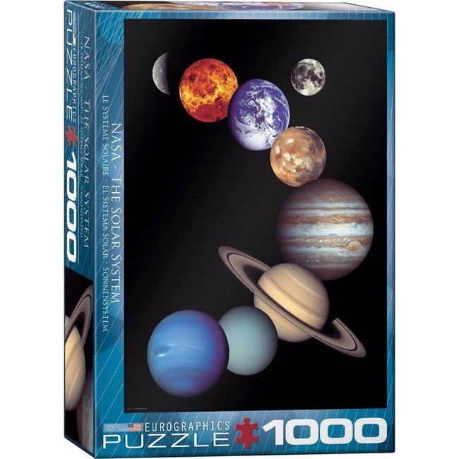 Puzzle della NASA sul sistema solare 1000 pezzi