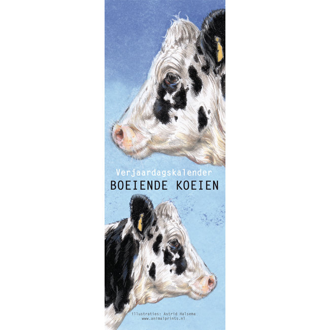 AnimalPrints Calendrier d'anniversaire des vaches