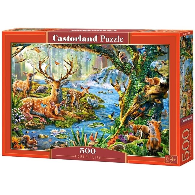 Castorland Puzzle della vita nella foresta 500 pezzi