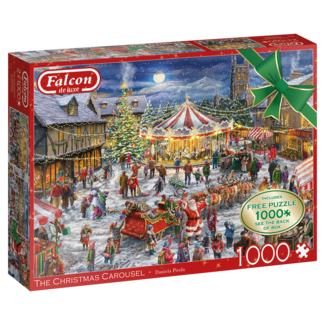 Falcon Le carrousel de Noël Puzzle 2x 1000 pièces