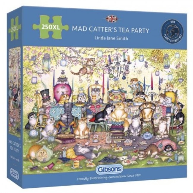 Mad Catter's Tea Party Puzzle 250 XL