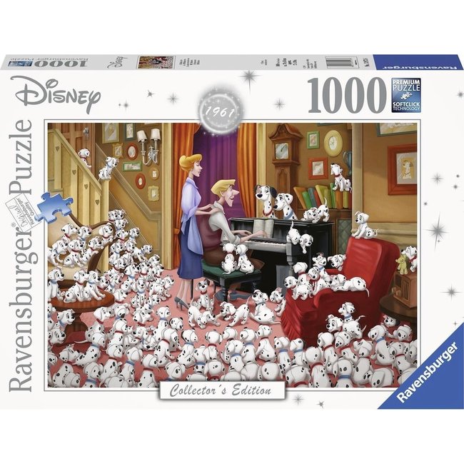 Ravensburger Disney 101 Dalmati Puzzle 1000 Pezzi