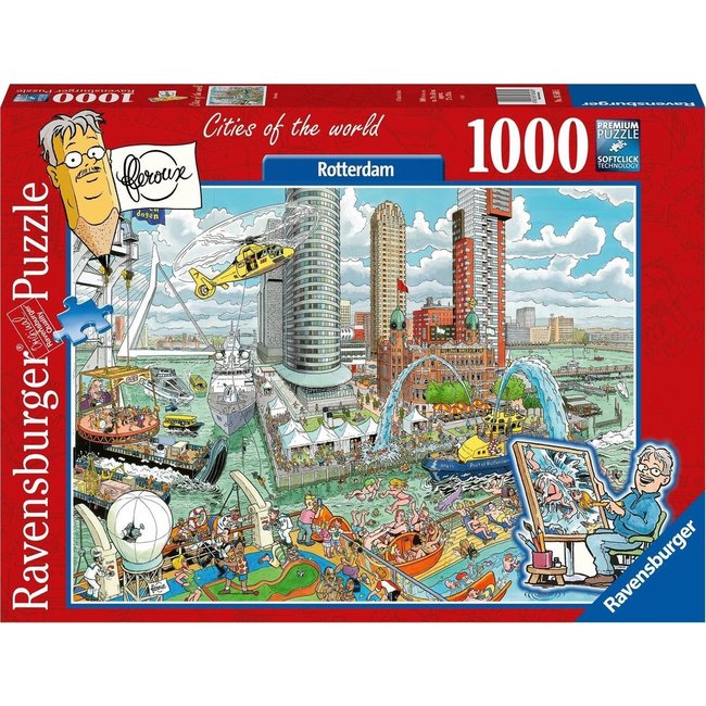 Ravensburger Puzzle Fleroux Rotterdam 1000 pezzi