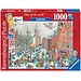 Ravensburger Amsterdam en invierno - Puzzle Fleroux 1000 piezas