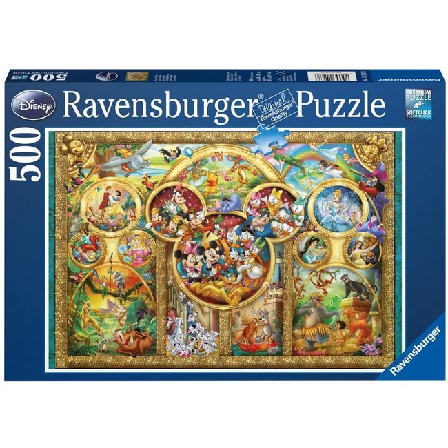 Puzzle 500 pièces de la famille Disney