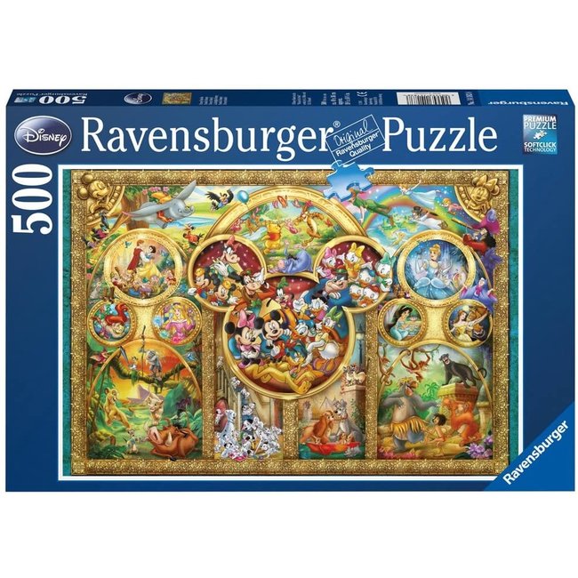 Ravensburger Puzzle Disney Family 500 pezzi