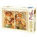 Dtoys Alphonse Mucha Puzzel 1000 Stukjes