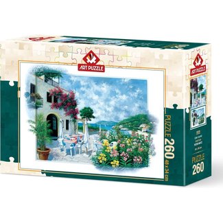 Art Puzzle Cafe Coastal Puzzel 260 XXL Stukjes