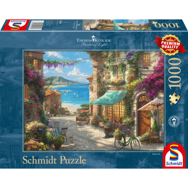 Cafe on the Italian Riviera Puzzle 1000 piezas