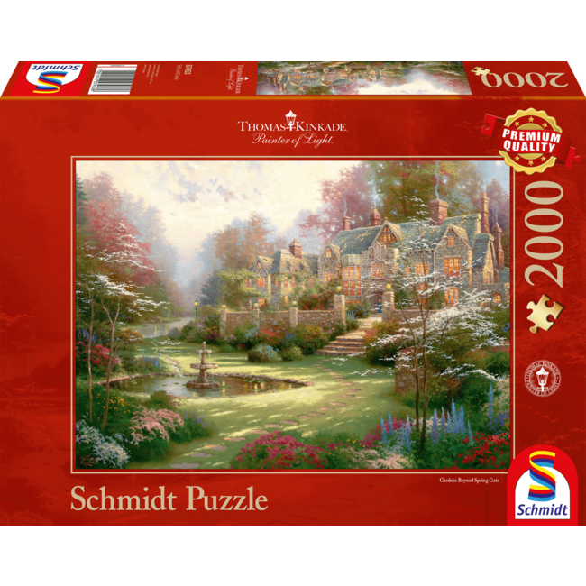 Schmidt Puzzle Jardines más allá de Spring Gate Puzzle 2000 piezas