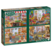 Falcon Your Favourite Shops Puzzel 4x 1000 Stukjes