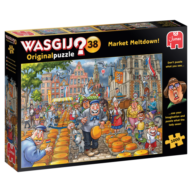 Wasgij Original 38 Market Meltdown Puzzle 1000 pezzi