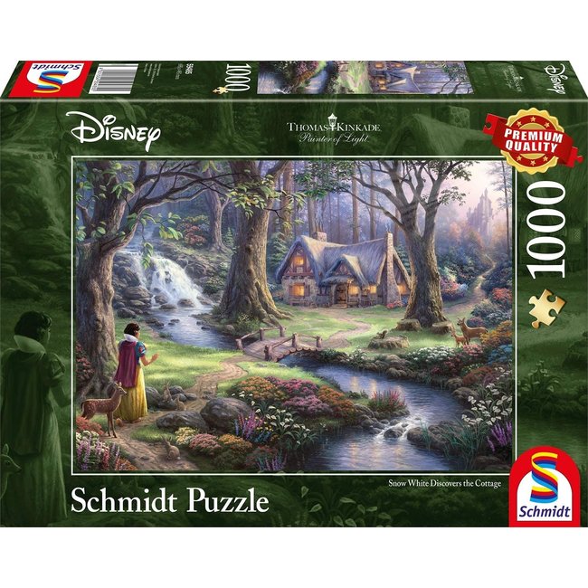 Schmidt Puzzle Puzzle Disney Blanche-Neige 1000 pièces le Cottage