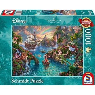 Schmidt Puzzle Puzzle Disney Peter Pan 1000 pezzi