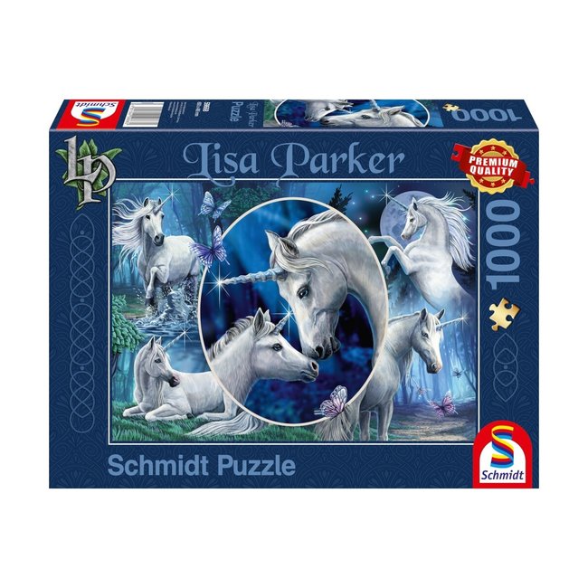 Schmidt Puzzle Lisa Parker Eenhoorns Puzzel 1000 Stukjes
